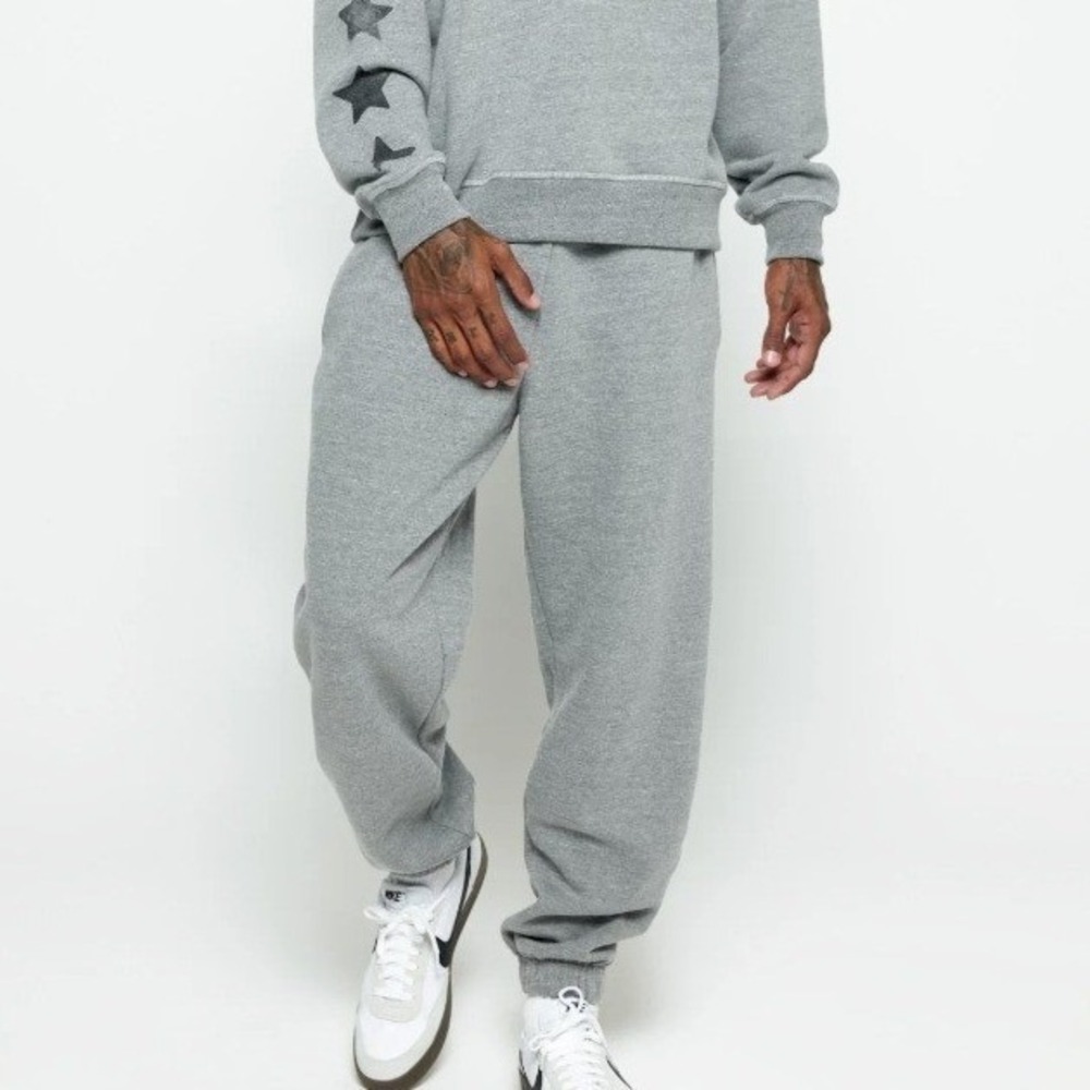 NEW‎ Spiritual Gangster SG Astra Star Sweatpants Unisex Grey XL